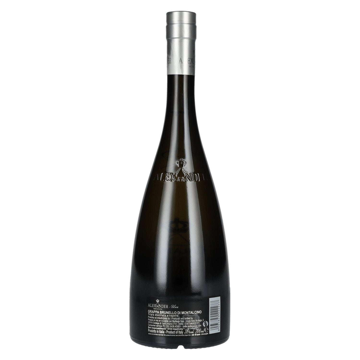 Bottega Alexander ALEXANDER Aqva Di Vita Grappa Brunello di Montalcino 38% Vol. 0,7l