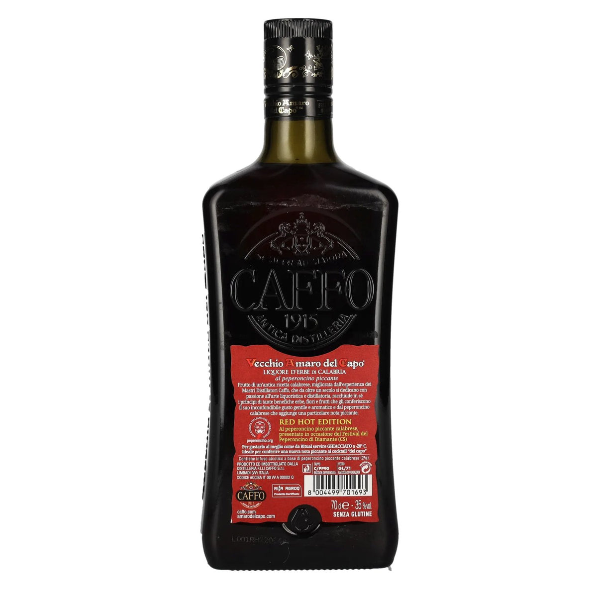 Vecchio Amaro del Capo Caffo Liqueur Red Hot Edition 35 % vol. 0,7 l