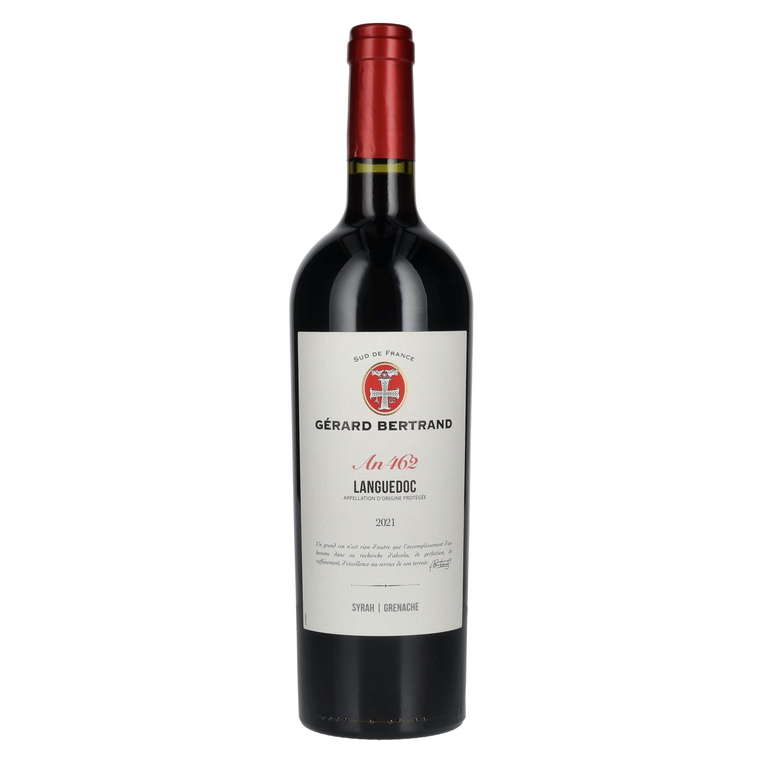 Gérard Bertrand Héritage An 462 Languedoc 2021 14,5% Vol. 0,75l