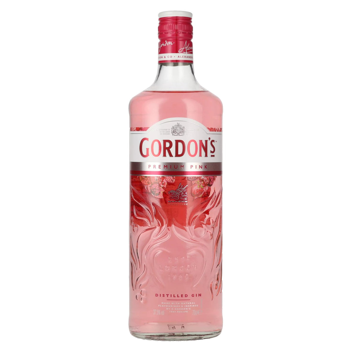 Gordon's PREMIUM PINK distillé, 37,5 % vol., 0,7 l