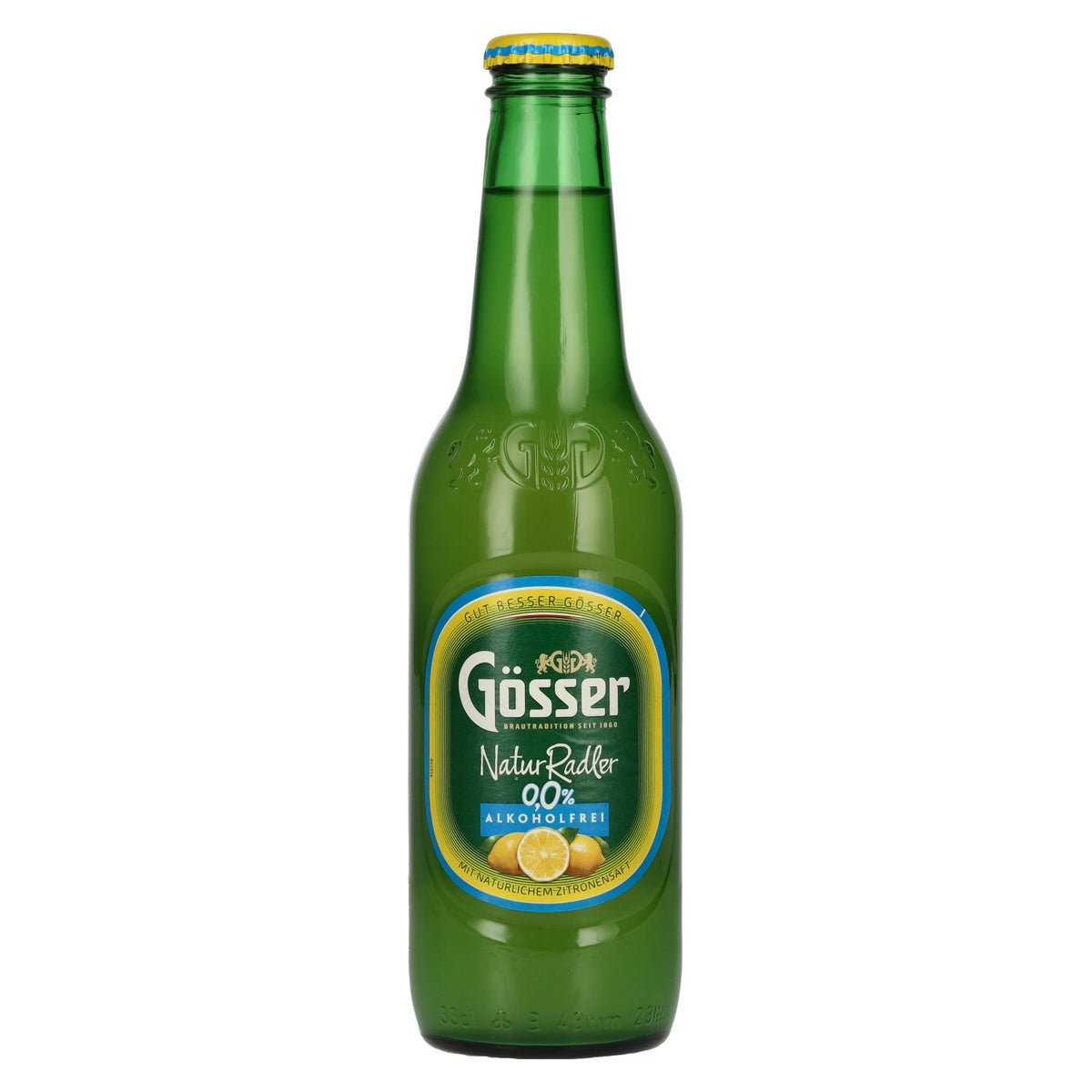 Gösser Natur Radler 0,0 % sans alcool, 12 x 0,33 l
