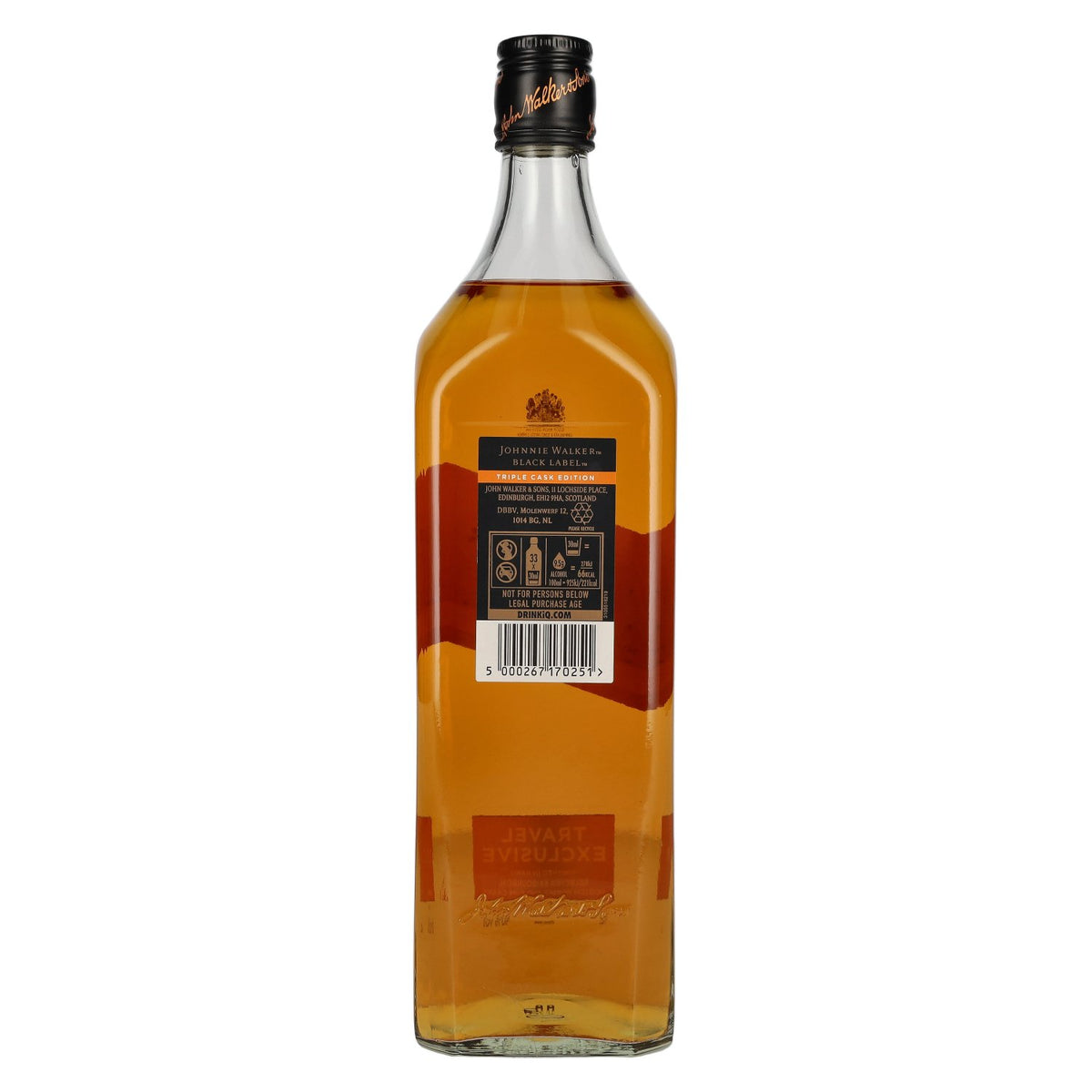 Johnnie Walker BLACK LABEL Blended Scotch Whisky TRIPLE CASK EDITION 40% vol. 1 litre