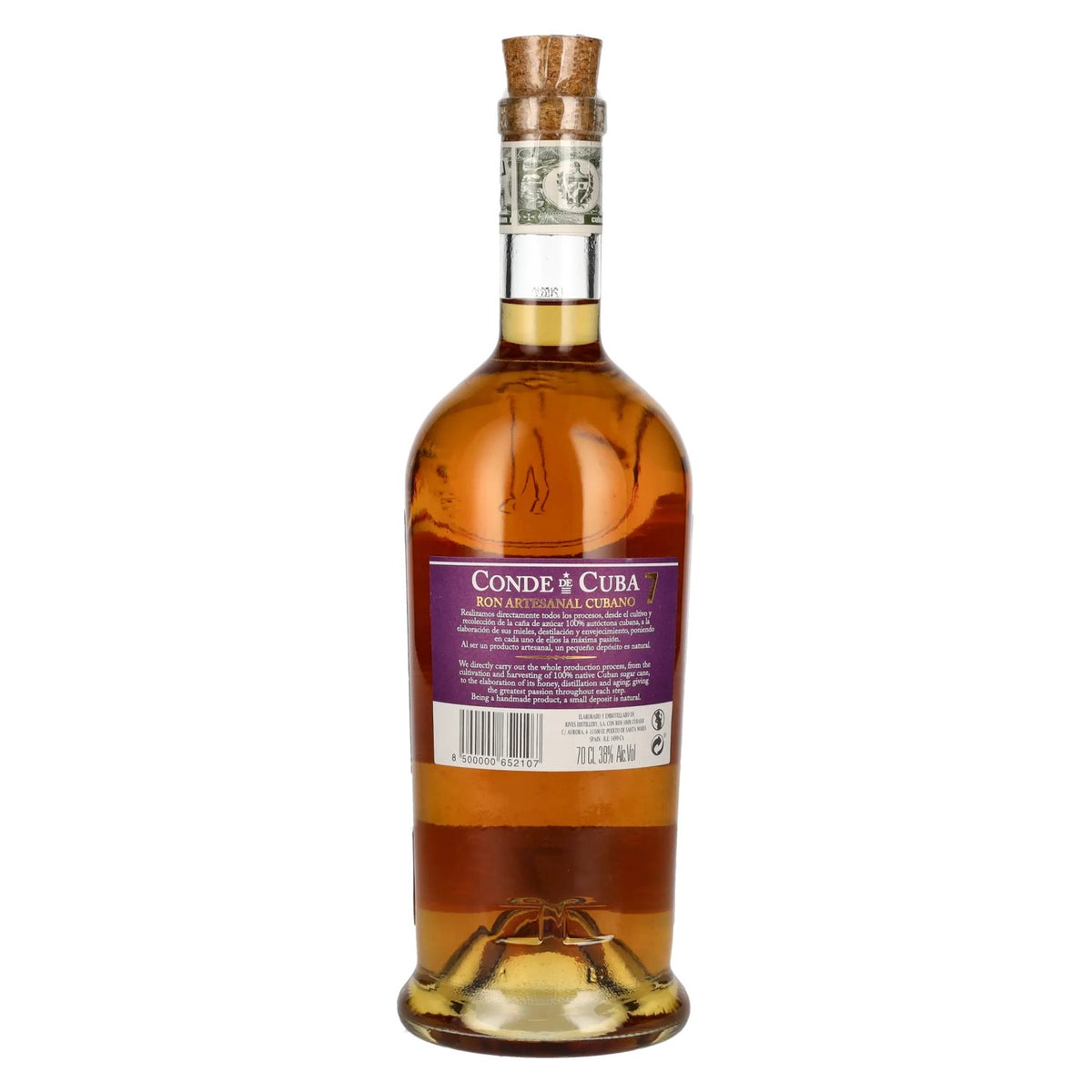 Conde de Cuba 7 Ron Artesanal Cubano 38% vol. 0,7 l