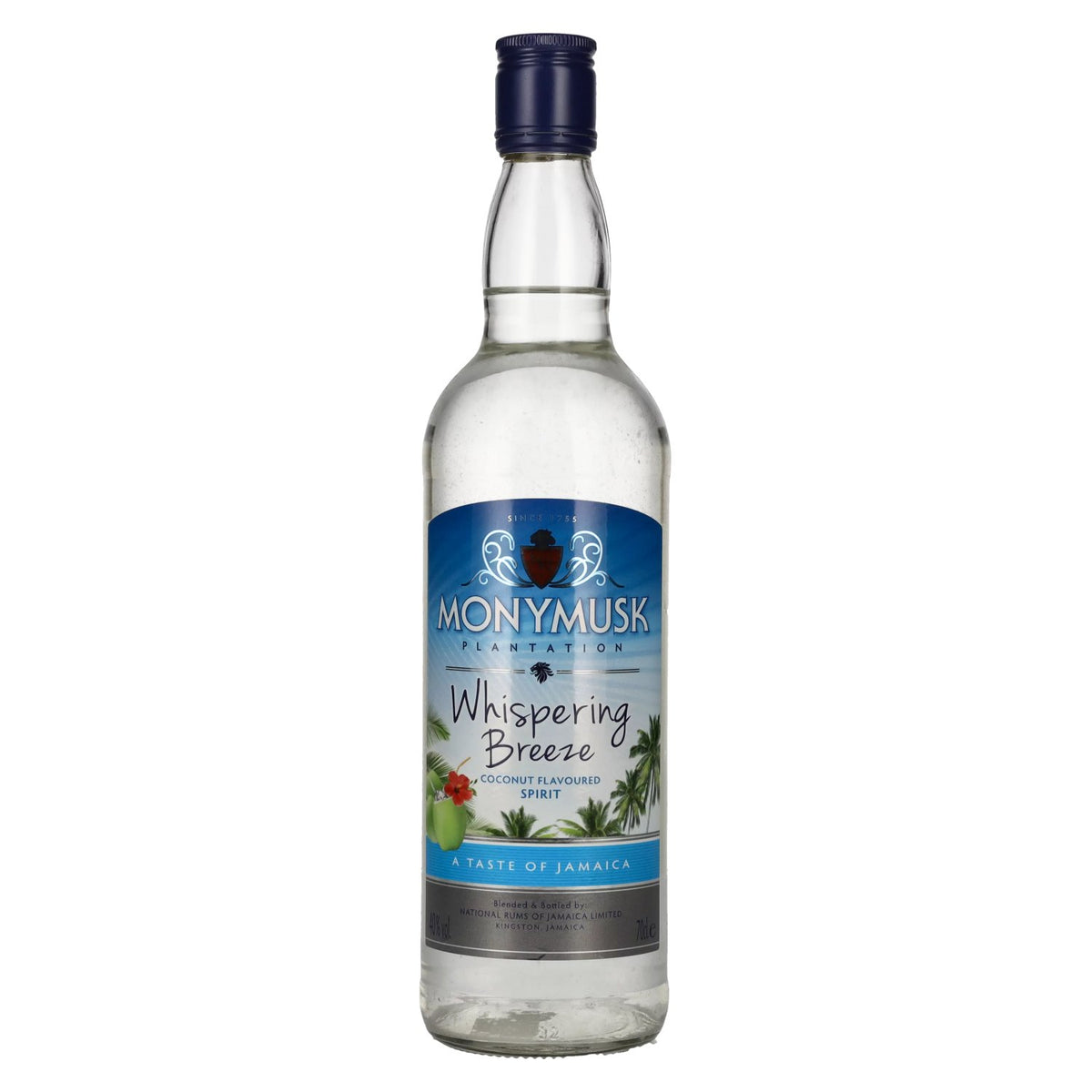 Monymusk Plantation WHISPERING BREEZE COCONUT gearomatiseerde sterke drank 40% vol. 0,7 l