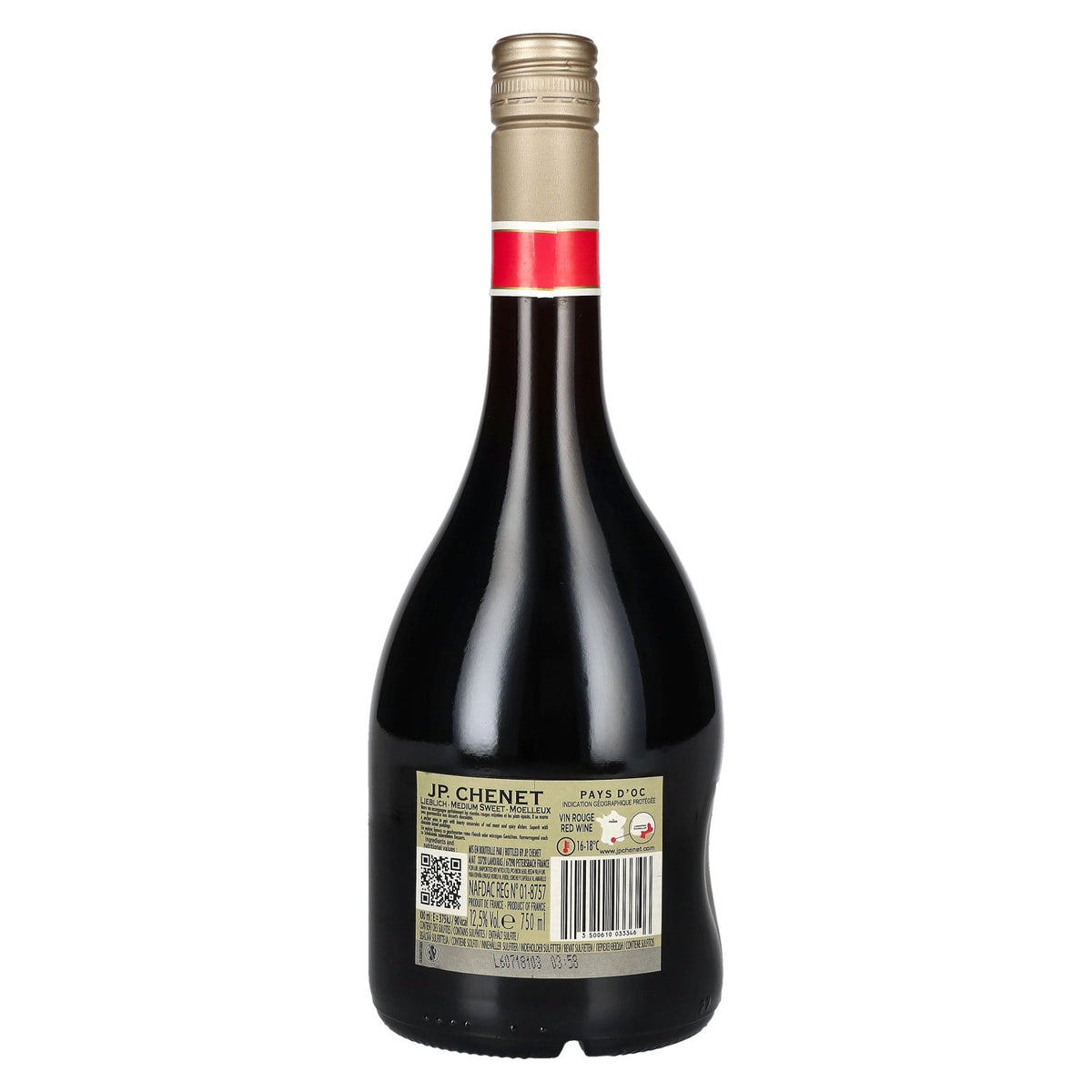 JP. Chenet Delicious MEDIUM SWEET Moelleux Rouge 2025 12,5% vol. 0,75 l