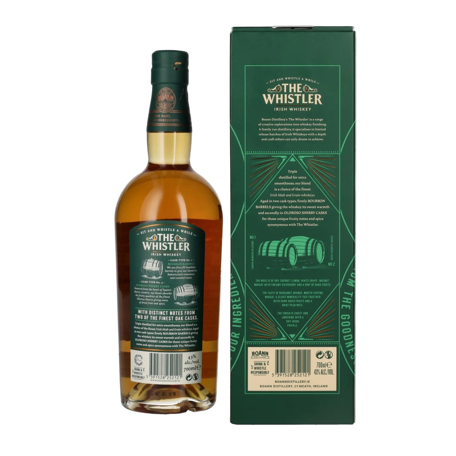 The Whistler Whiskey OLOROSO SHERRY CASK FINISH 43% Vol. 0,7l in gift box