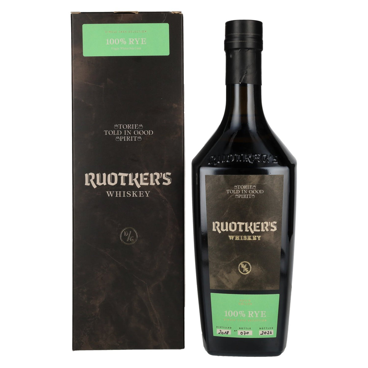 Ruotker's Stories Told In Good Spirits 100% Rye Whiskey 51,2% Vol. 0,7l in Geschenkbox