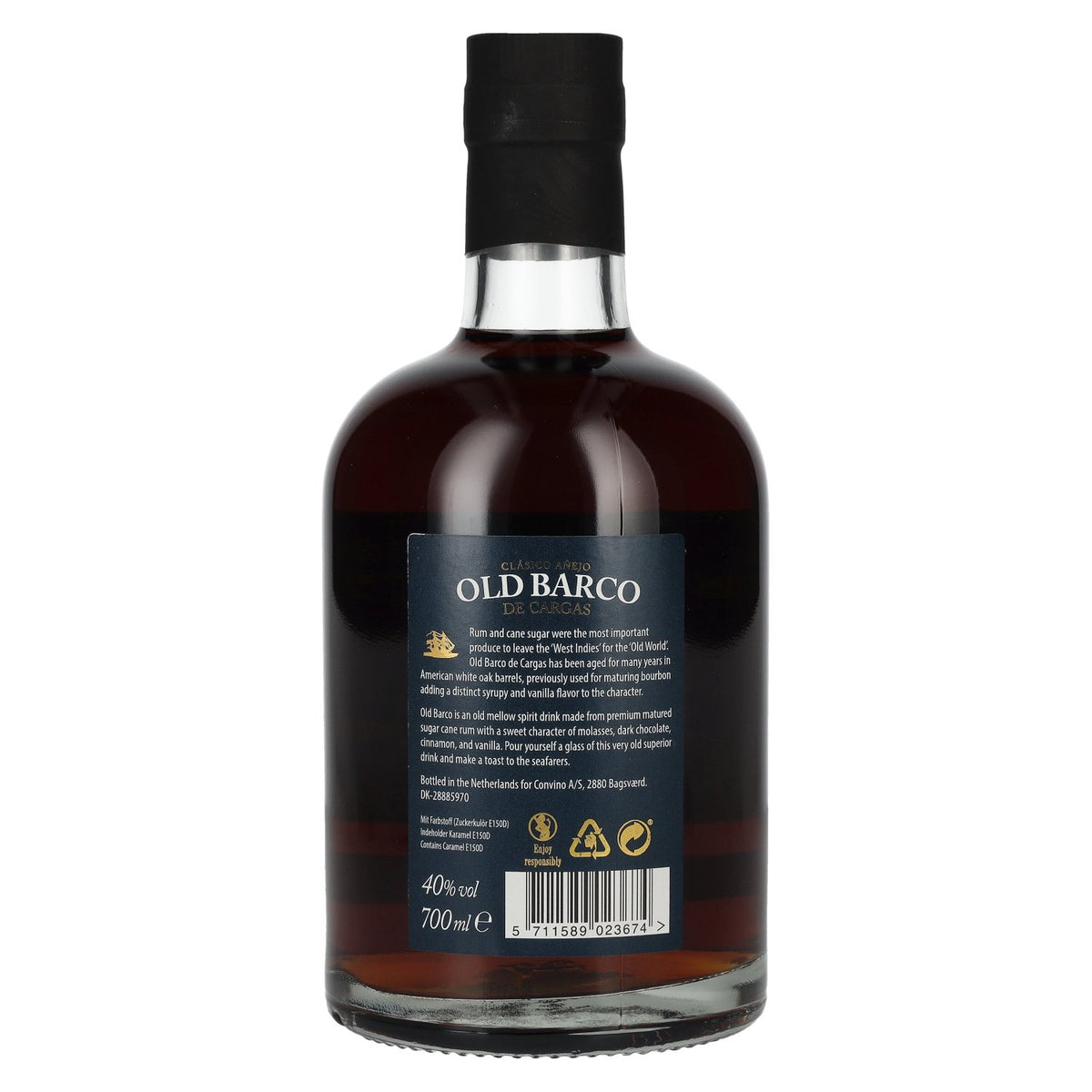 Old Barco De Cargas XO Gran Reserva 40% vol. 0,7 l