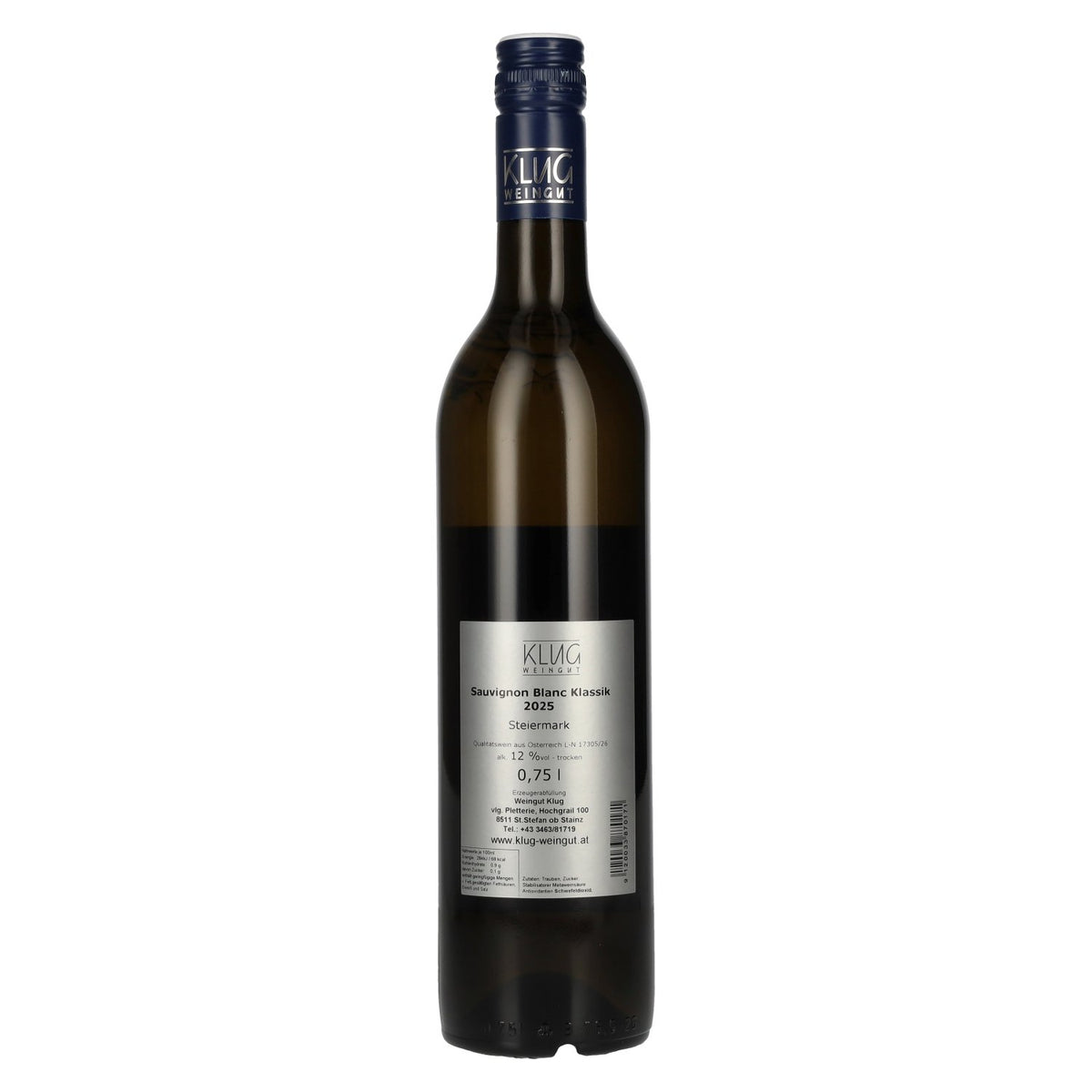 Weingut Klug Sauvignon Blanc Klassik Steiermark 2025 12% Vol. 0,75l