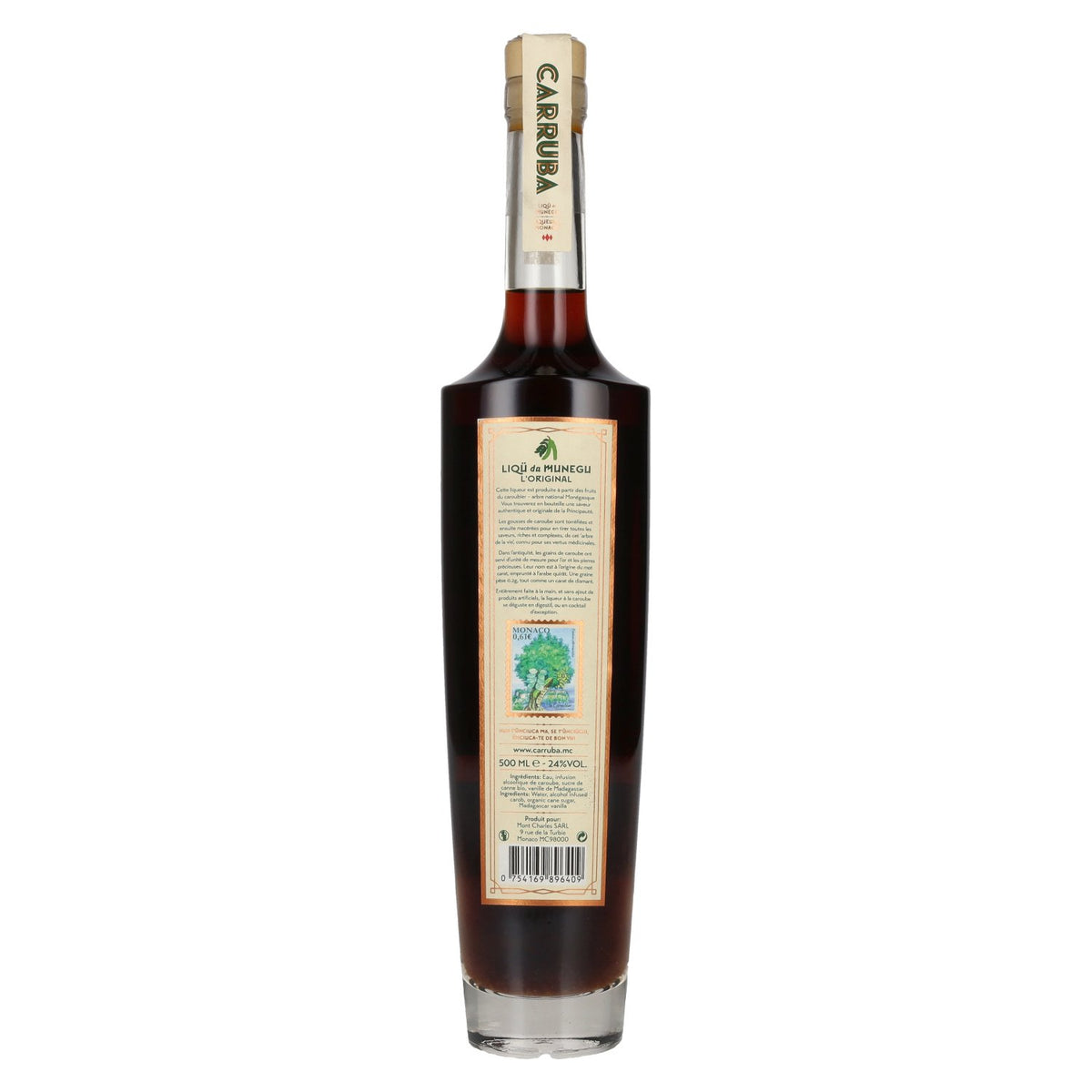 La Distillerie de Monaco Carruba Liqueur á la Caroube 24% Vol. 0,5l
