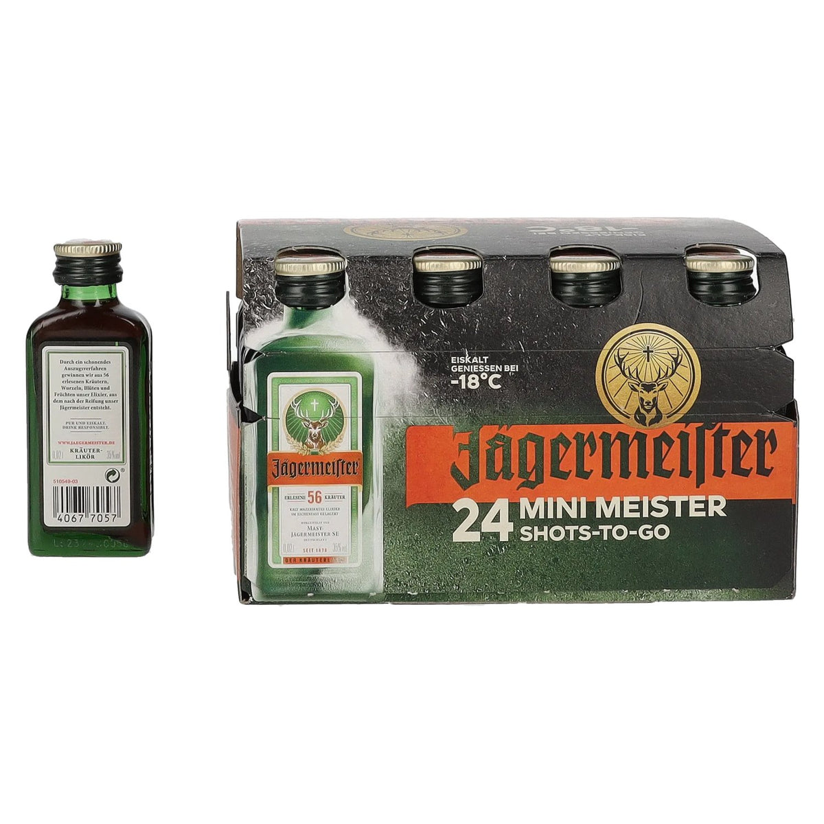 Jägermeister 35% Vol. 24x0,02l