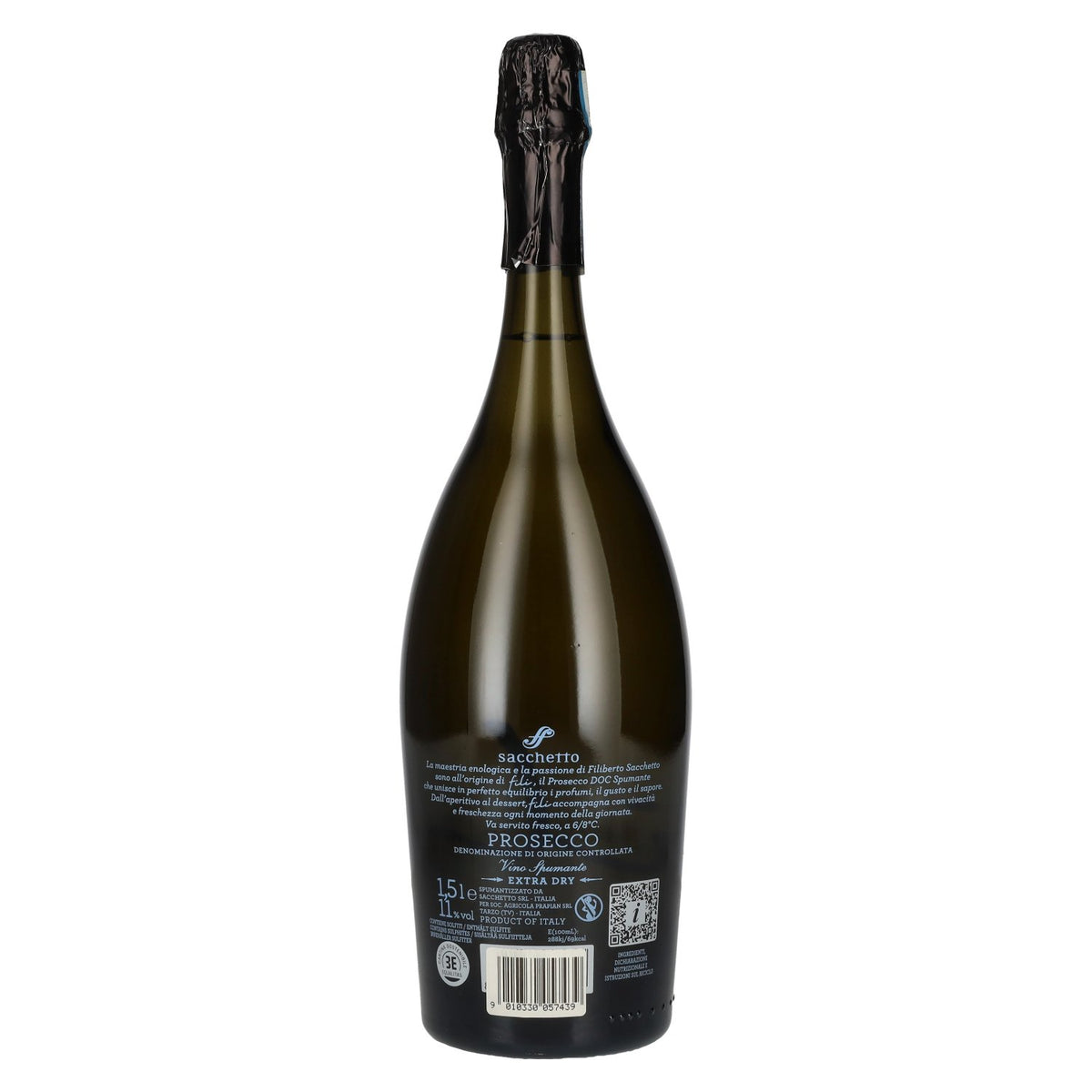 Sacchetto Fili Prosecco Extra Dry DOC 11 % vol. 1,5 l