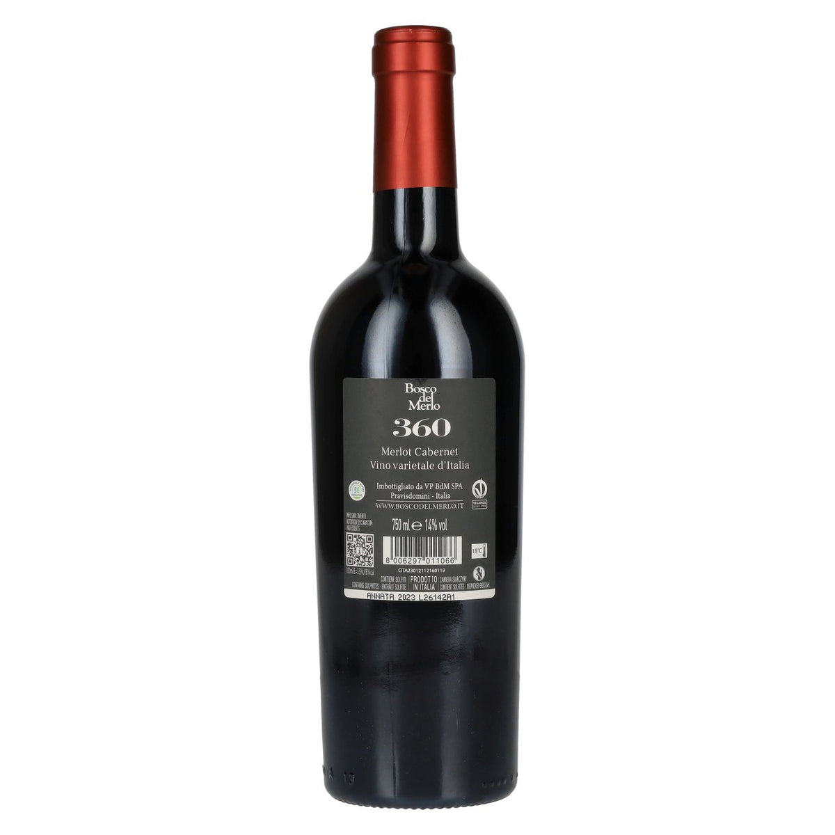 Bosco del Merlo 360 Ruber Capite Merlot Cabernet 2023 14% vol. 0,75 l