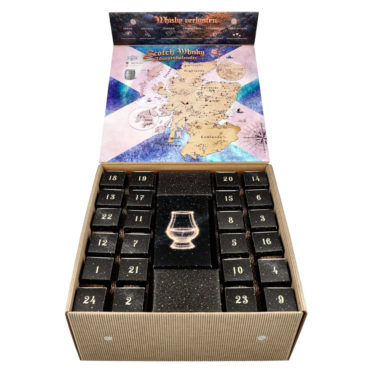 Scotch Whisky-adventskalender 2026 49,1% vol. 24 x 0,02 l