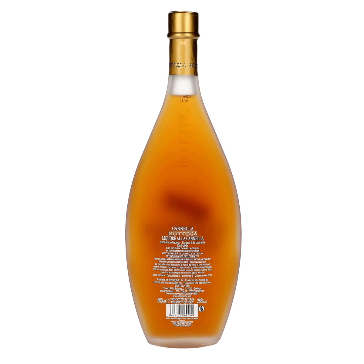 Bottega CANNELLA Ceylon Kaneel Likeur 28% Vol. 0,5l