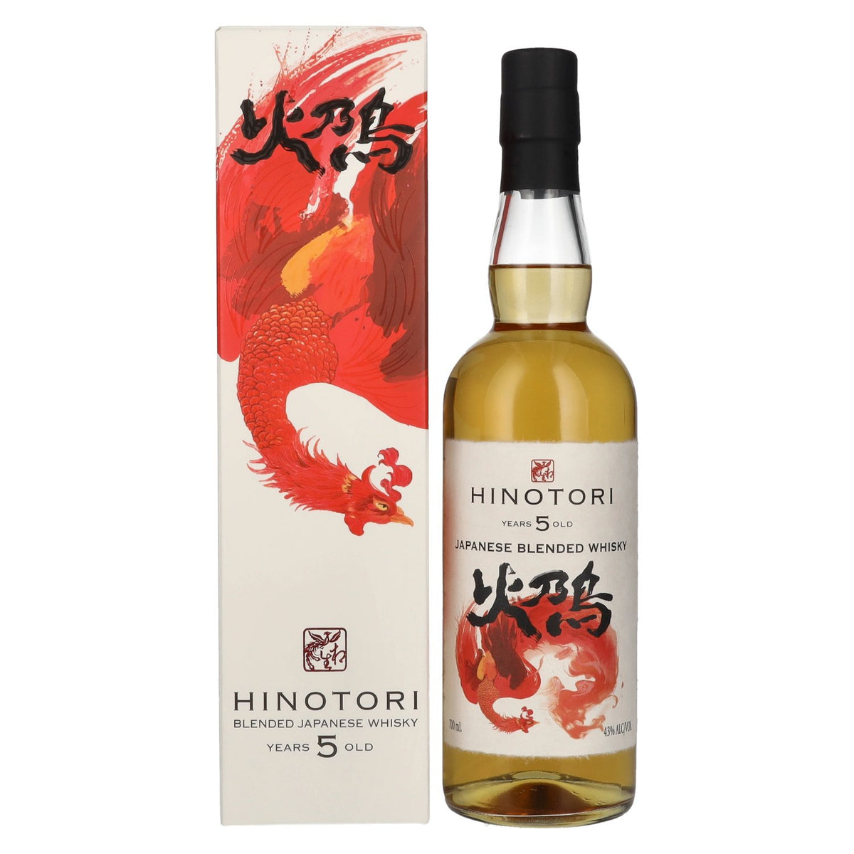 Hinotori 5 Years Old Blended Japanese Whisky 43% Vol. 0,7l in Geschenkbox