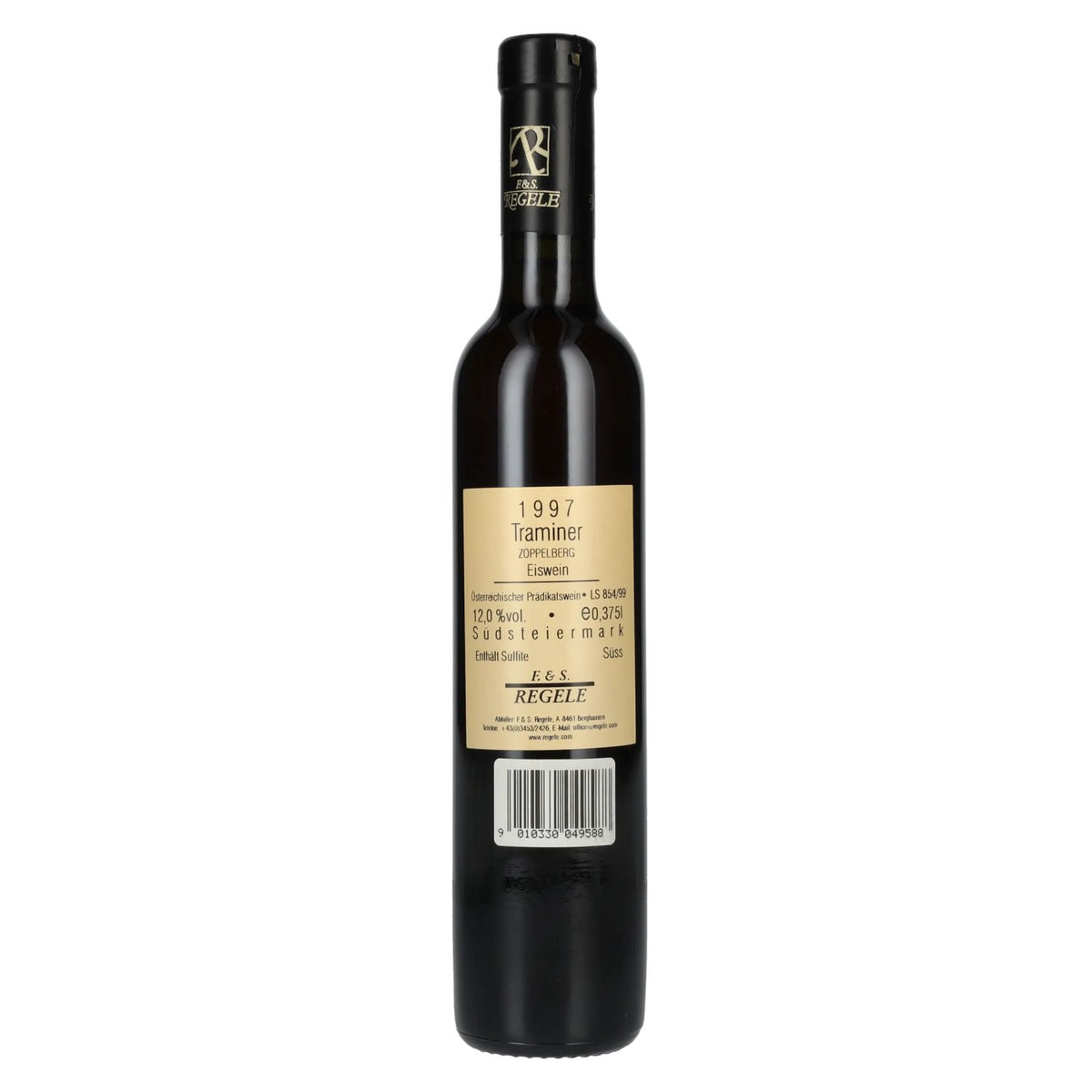 Regele Traminer Sulztaler Zoppelberg Vin de glace 1997 12 % vol. 0,375 l