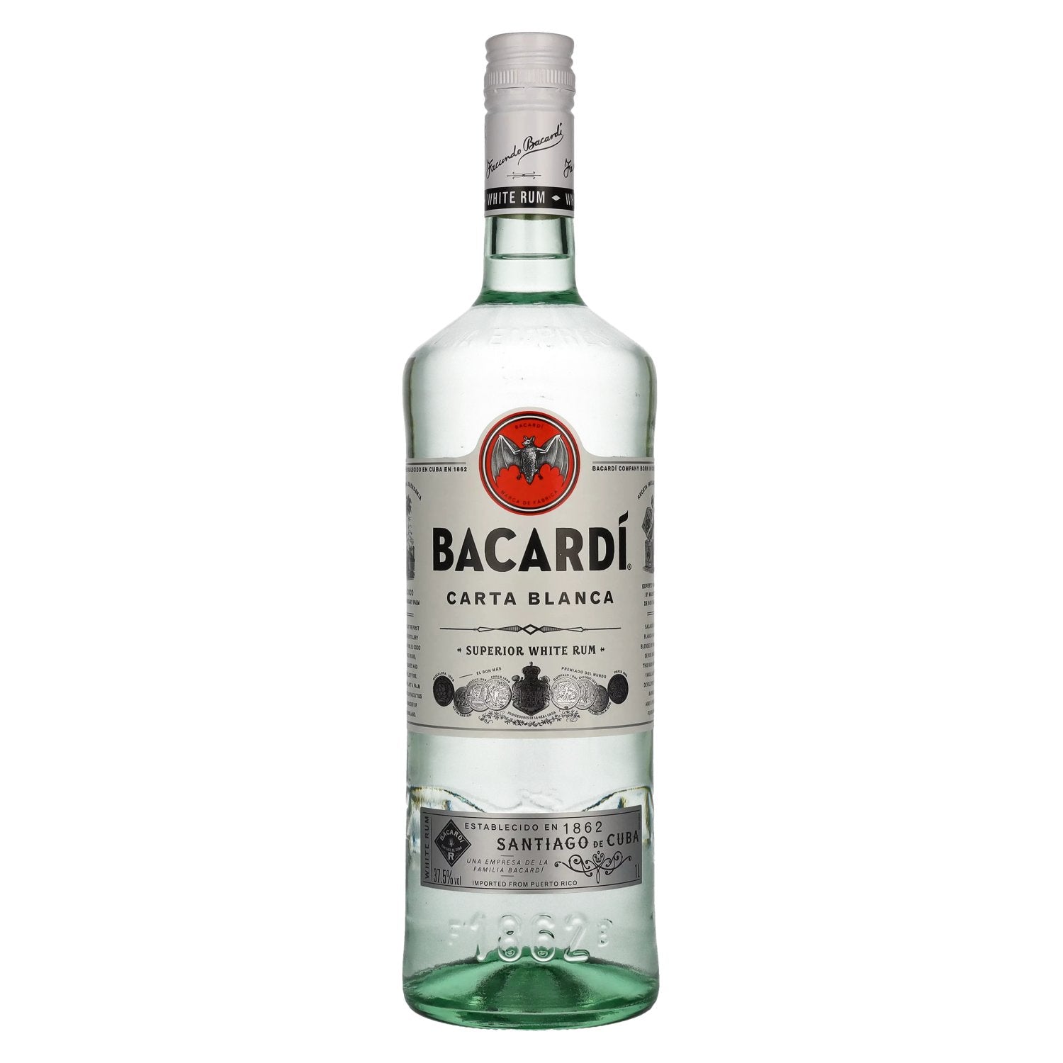 Bacardi Roner Carta Blanca Superior 37,5% Vol. 1l