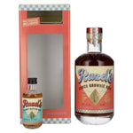 Razel's Choco Brownie Spirit Drink 38,1% Vol. 0,5l in Geschenkbox mit Miniatur 0,05l