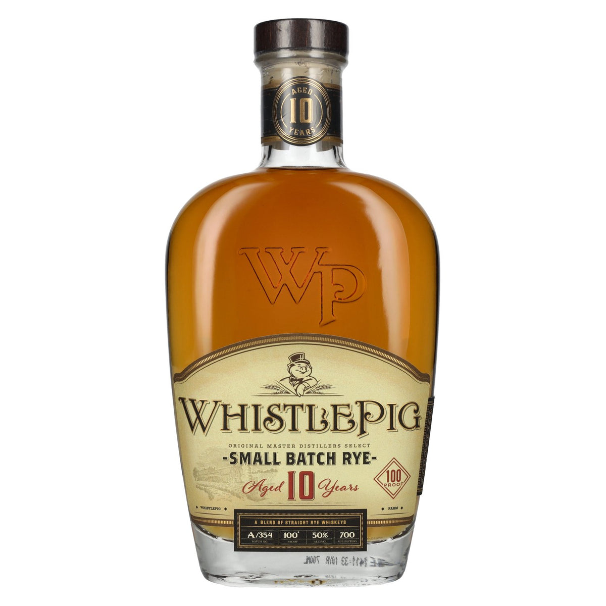 WhistlePig 10 Years Old SMALL BATCH Rye Whiskey 50% ABV 0.7 litres