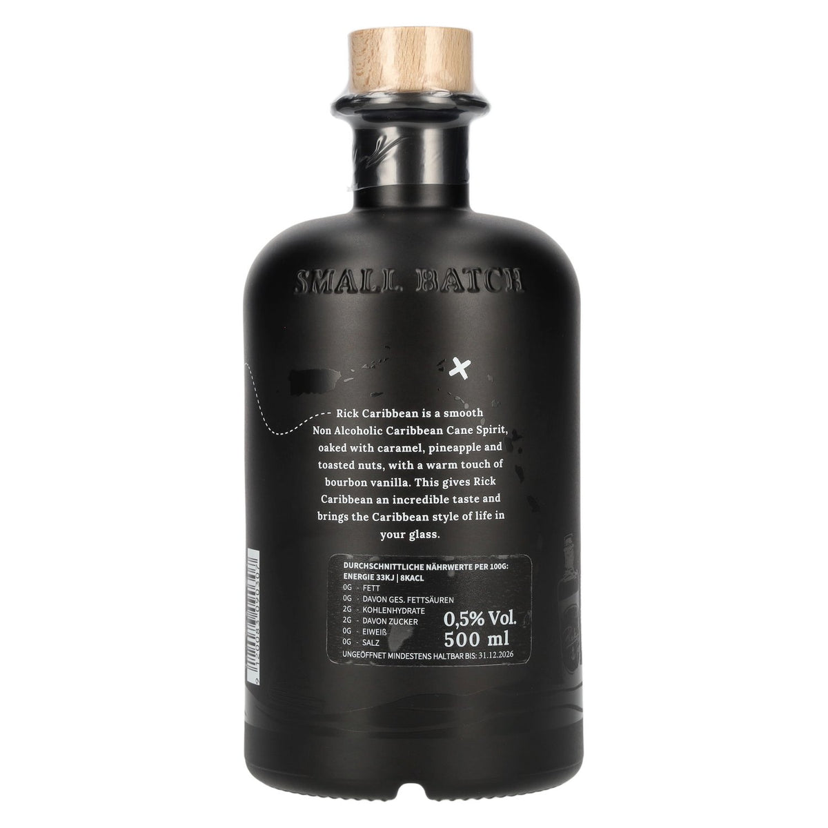 Rick Caribbean Dark Cane Spirit non alkoholic 0,5l