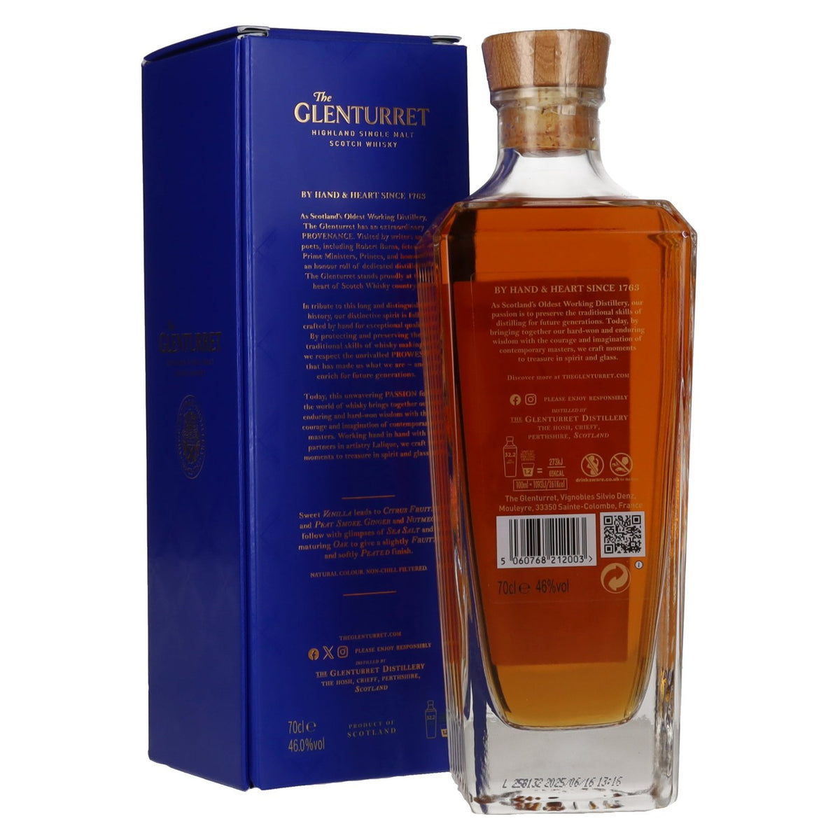 The Glenturret 7 Years Old PEAT Smoked Release 2025 46% ABV 0.7l in a gift box