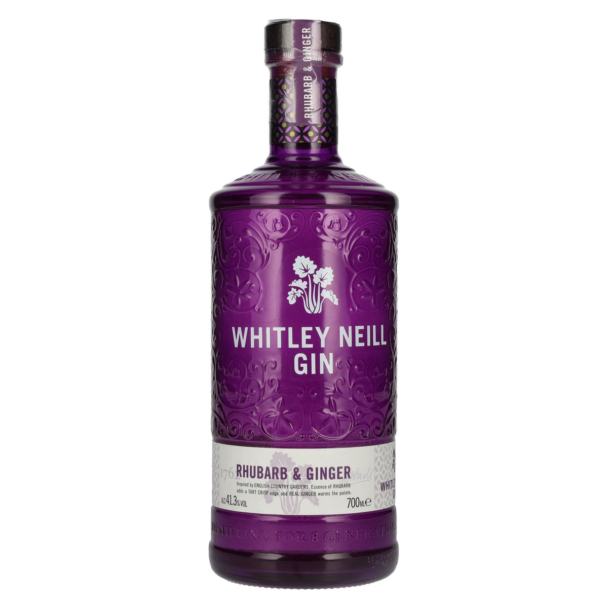 Whitley Neill RHUBARB & GINGER GIN 41,3% Vol. 0,7l