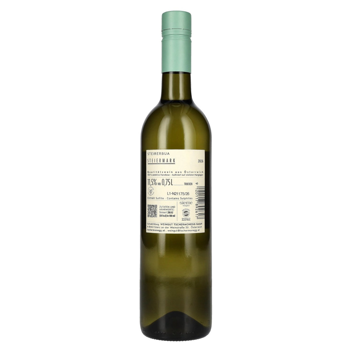 Tschermonegg Steirerbua Styrie 2026 11,5 % vol. 0,75 l