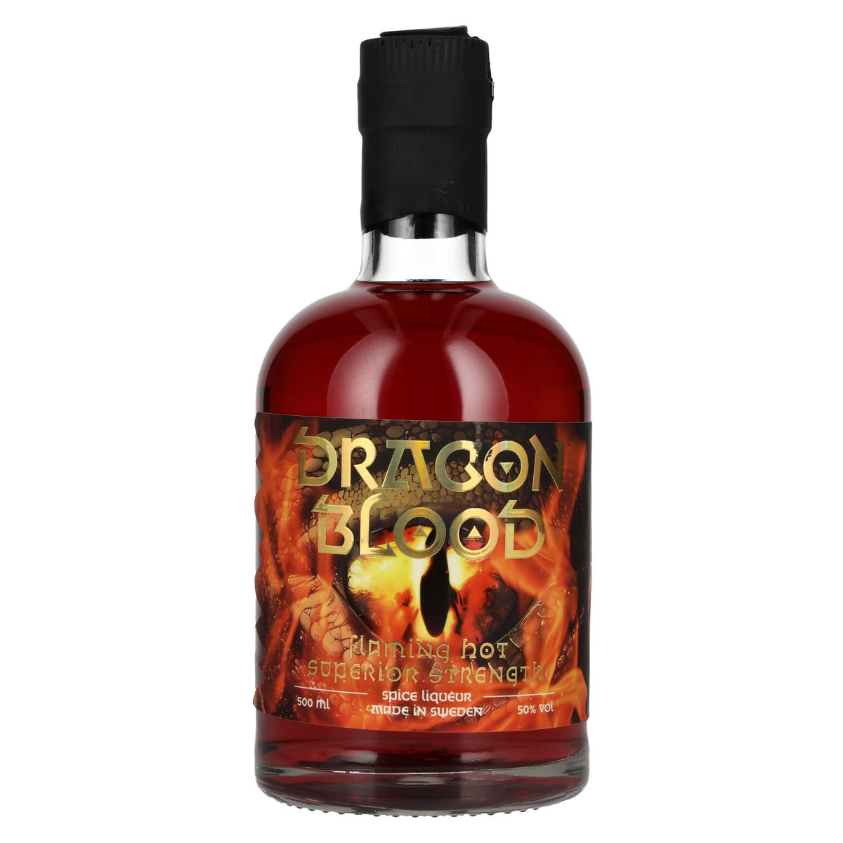 Dragon Blood Flaming Hot Superior Strength Liqueur 50% vol. 0.5 l