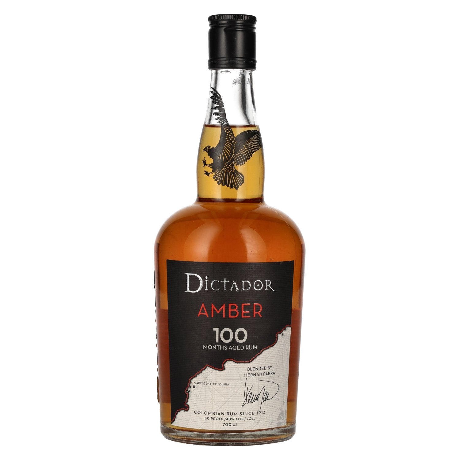 Dictador AMBER, spiritueux vieilli 100 mois, 40 % vol., 0,7 l