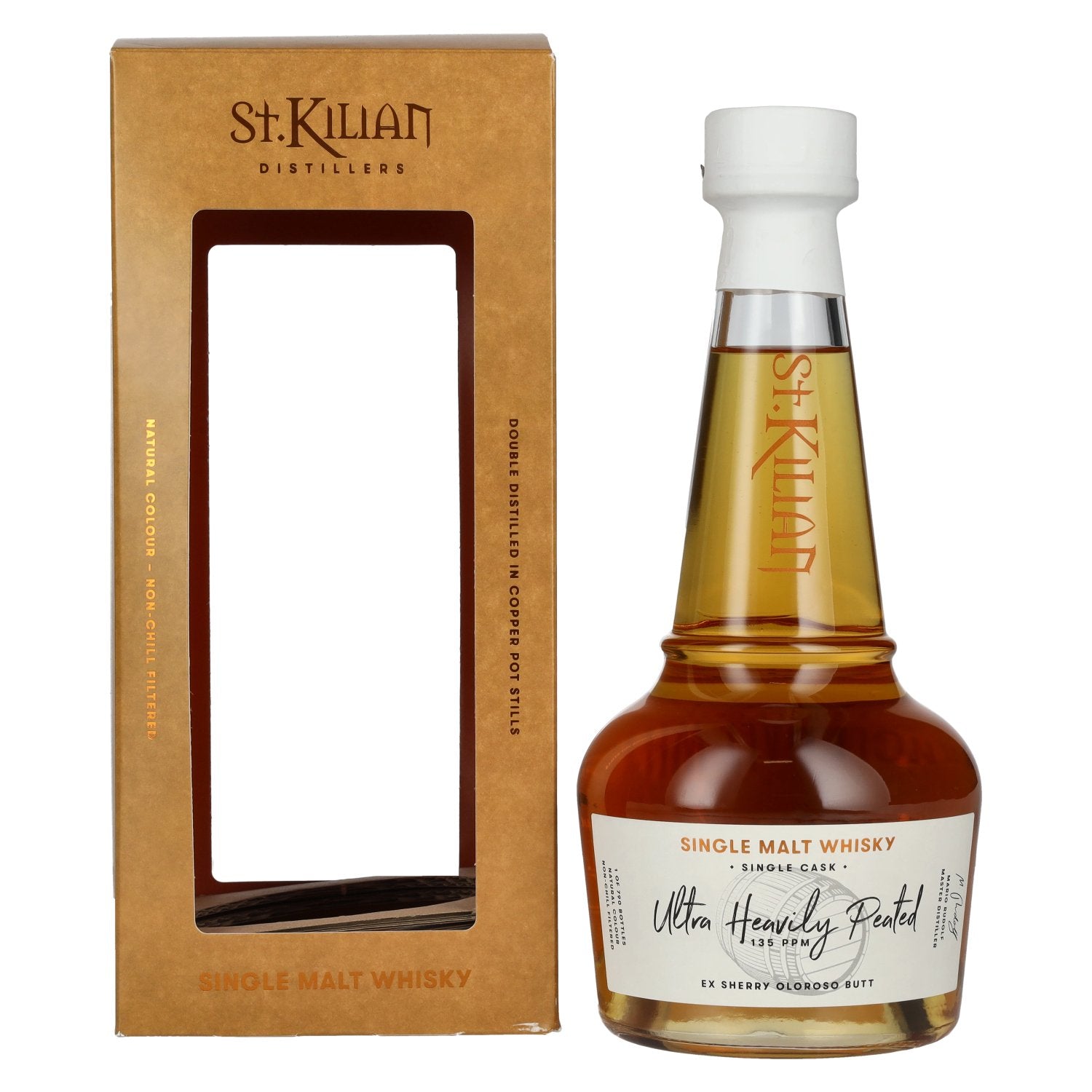 St. Kilian ULTRA HEAVILY PEATED Single Malt Whisky 59,7% Vol. 0,7l in geschenkverpakking