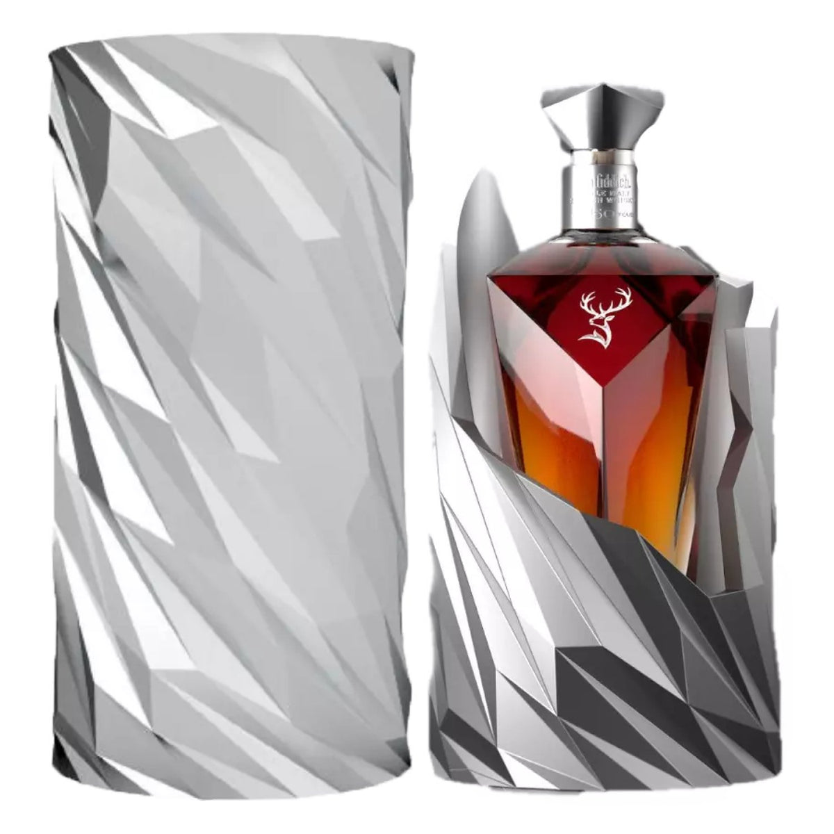 Glenfiddich 50 ans d'âge TIME SERIES 2020, 43,8 % vol., 0,7 l, dans un coffret cadeau