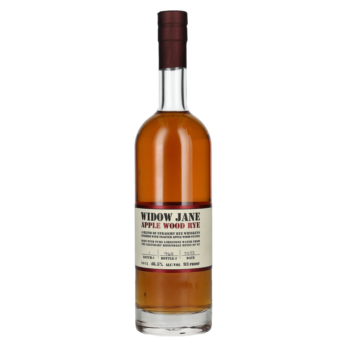 Widow Jane Rye Apple Wood Aged 46.5% vol. 0.7 l