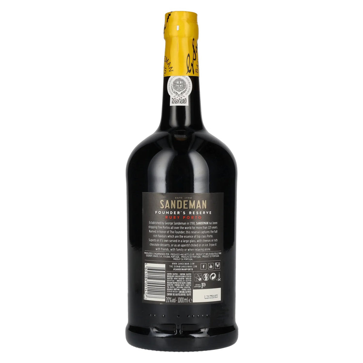 Sandeman FOUNDERS RESERVE Ruby Porto 20 % vol. 1 l