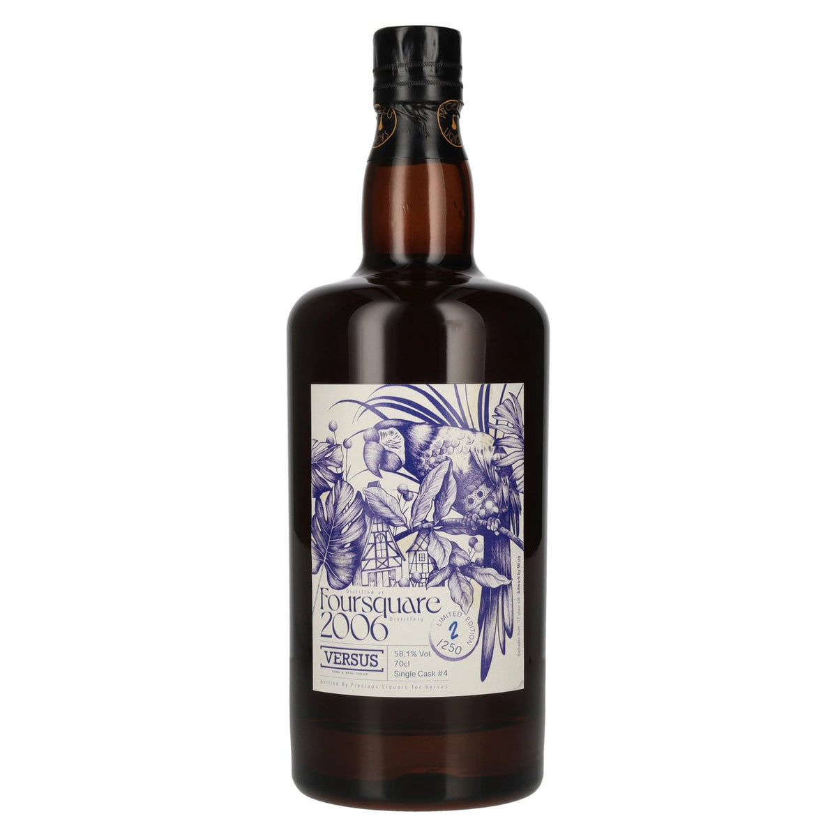 Foursquare 17-Year-Old Single Cask Rum, bottled for Versus #4, 58.1% vol., 0.7 l