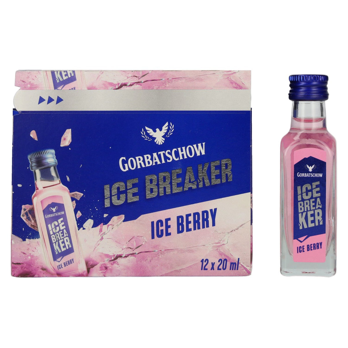 Gorbatschow Wodka Ice Breaker Ice Berry 16 % vol. 12 x 0,02 l