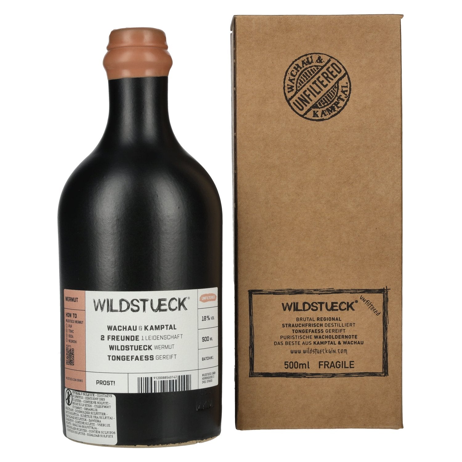 Wildstueck Vermouth Rosé 18% Vol. 0,5l in gift box