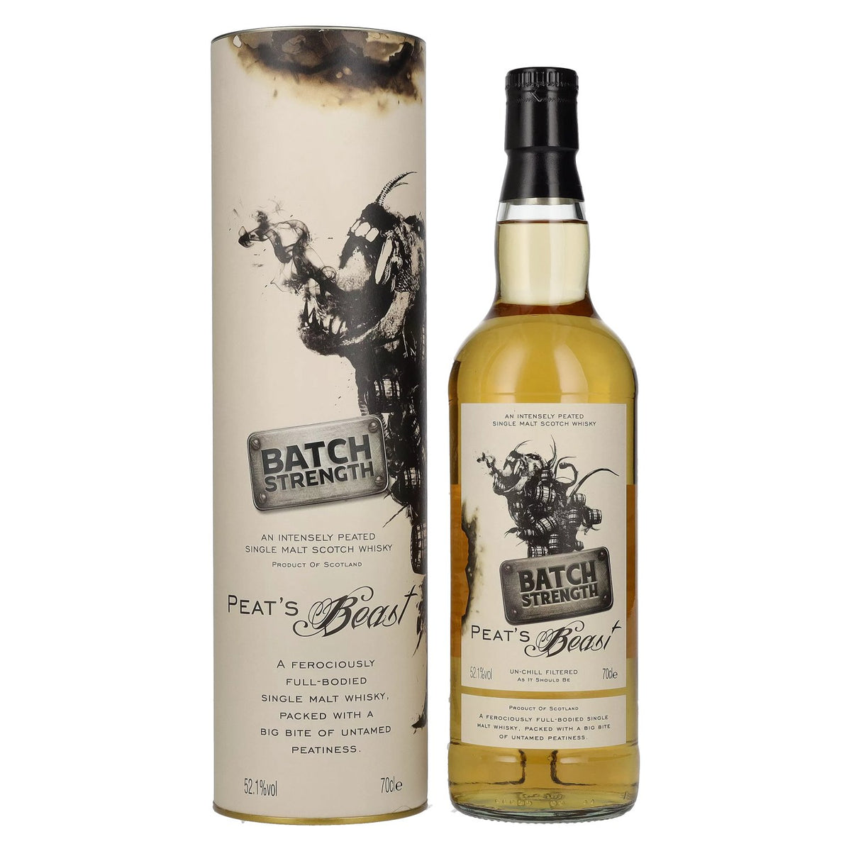 Peat's Beast Batch Strength 52,1% Vol. 0,7l in Geschenkbox