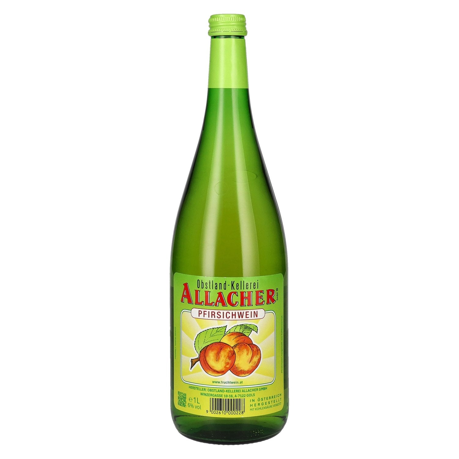 Allacher peach wine 6% vol. 1l