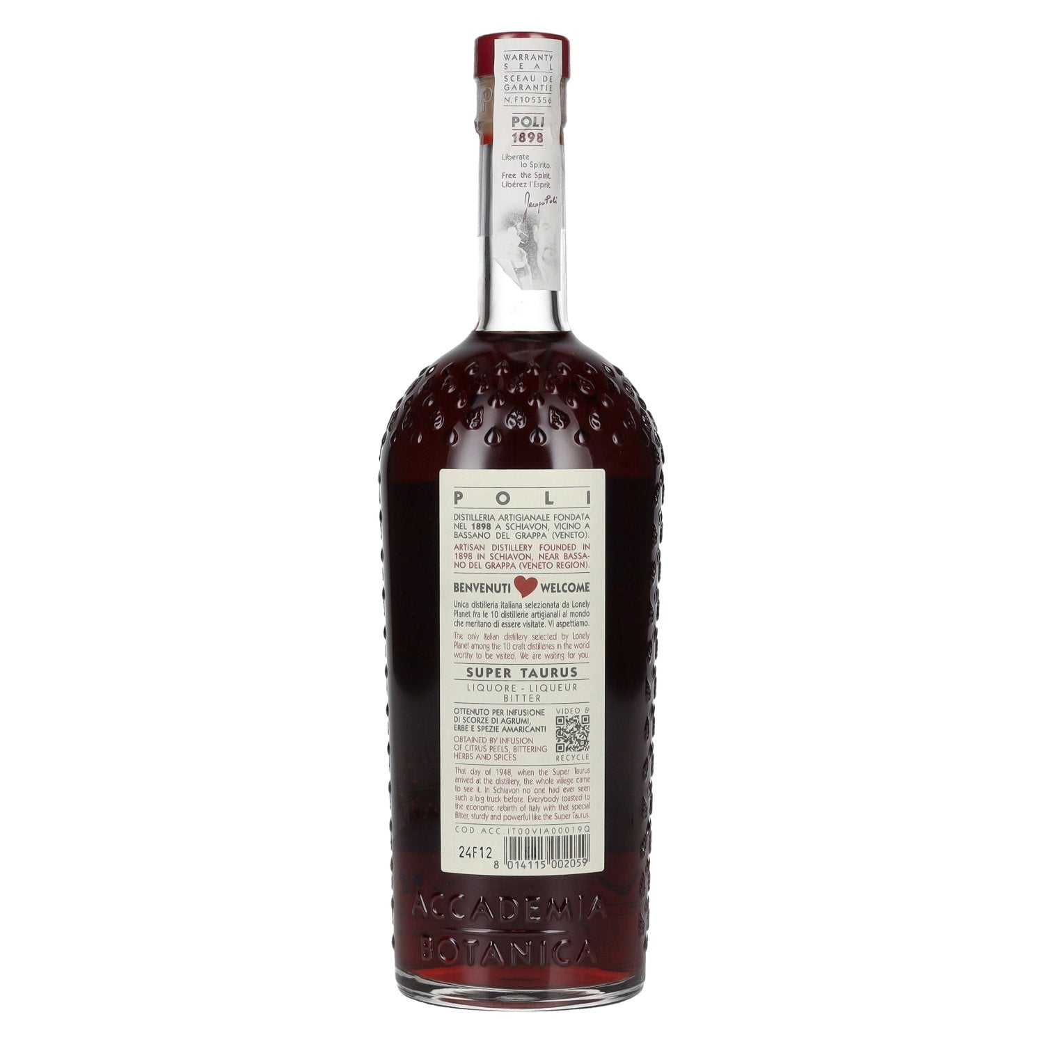 Poli Super Taurus Bitter Veneto 25% vol. 0,7 l