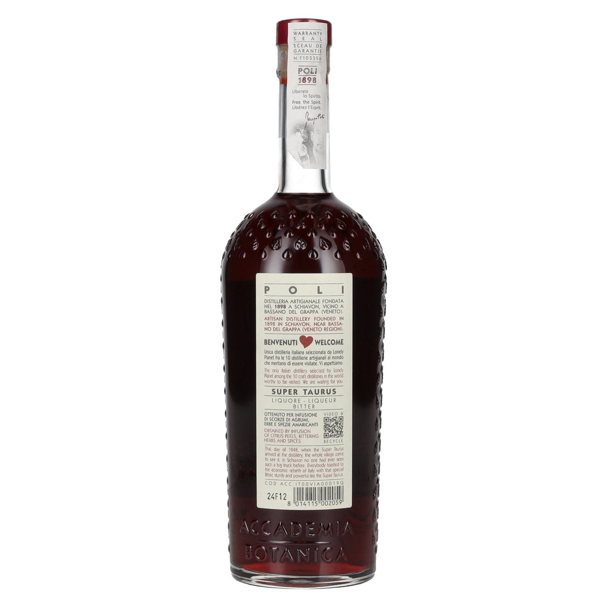 Poli Super Taurus Bitter Veneto 25% vol. 0,7 l