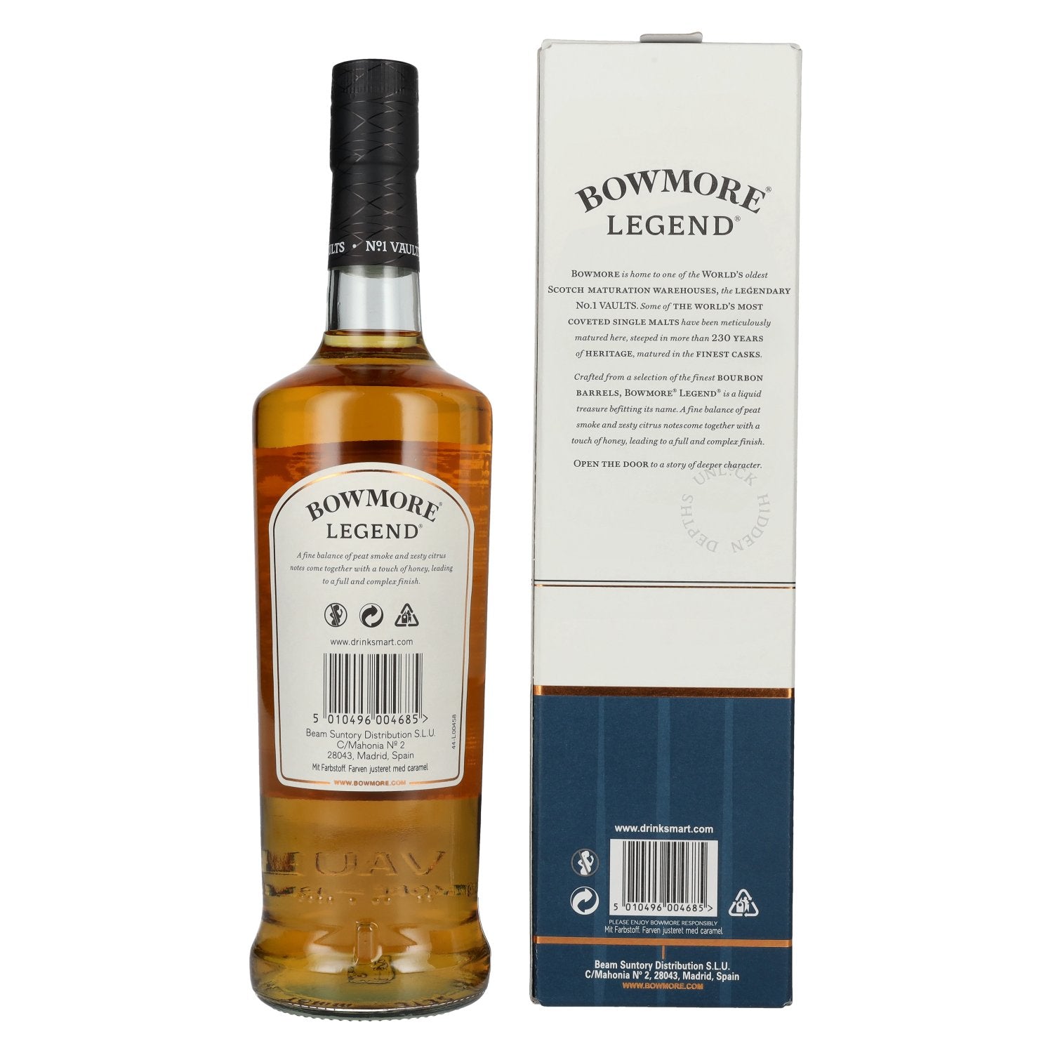 Bowmore LEGEND Islay Single Malt 40% Vol. 0,7l in gift box