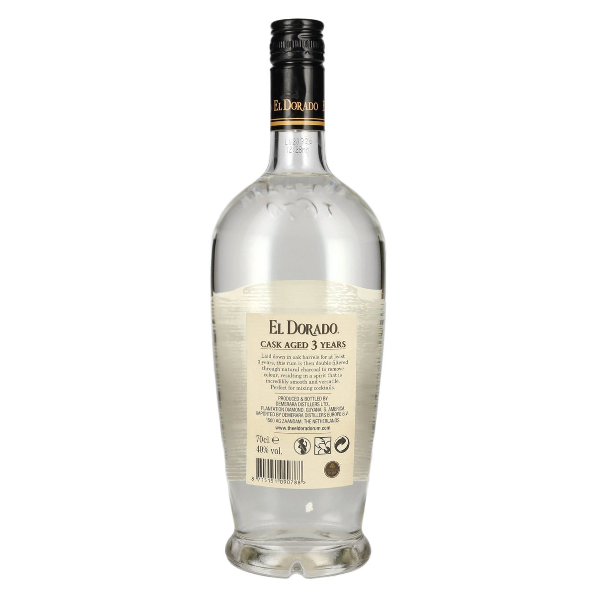 El Dorado 3-Year-Old Cask-Aged Demerara Rum 40% vol. 0.7 l