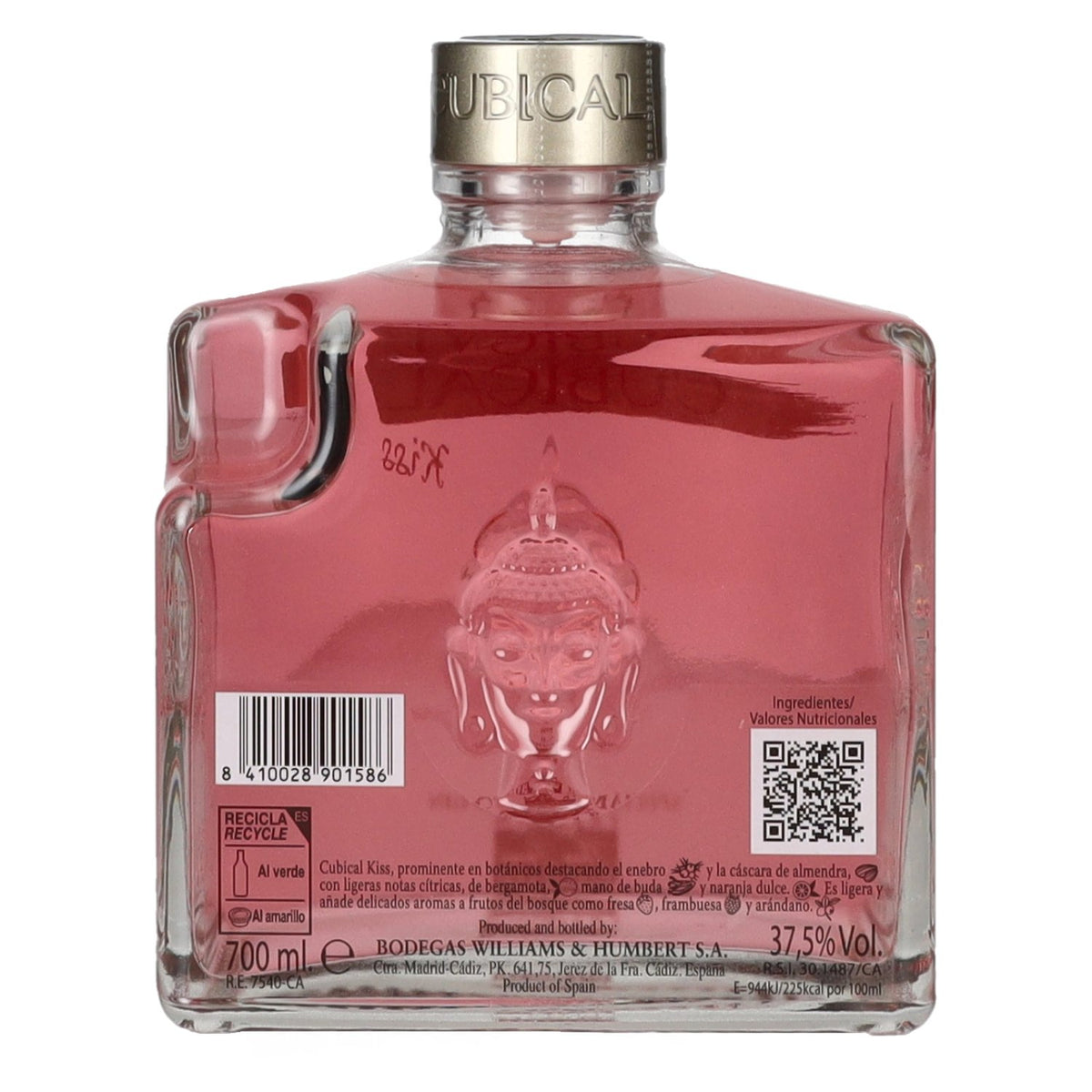 Cubical KISS Speciaal Gedistilleerde Gin 37,5% Vol. 0,7l