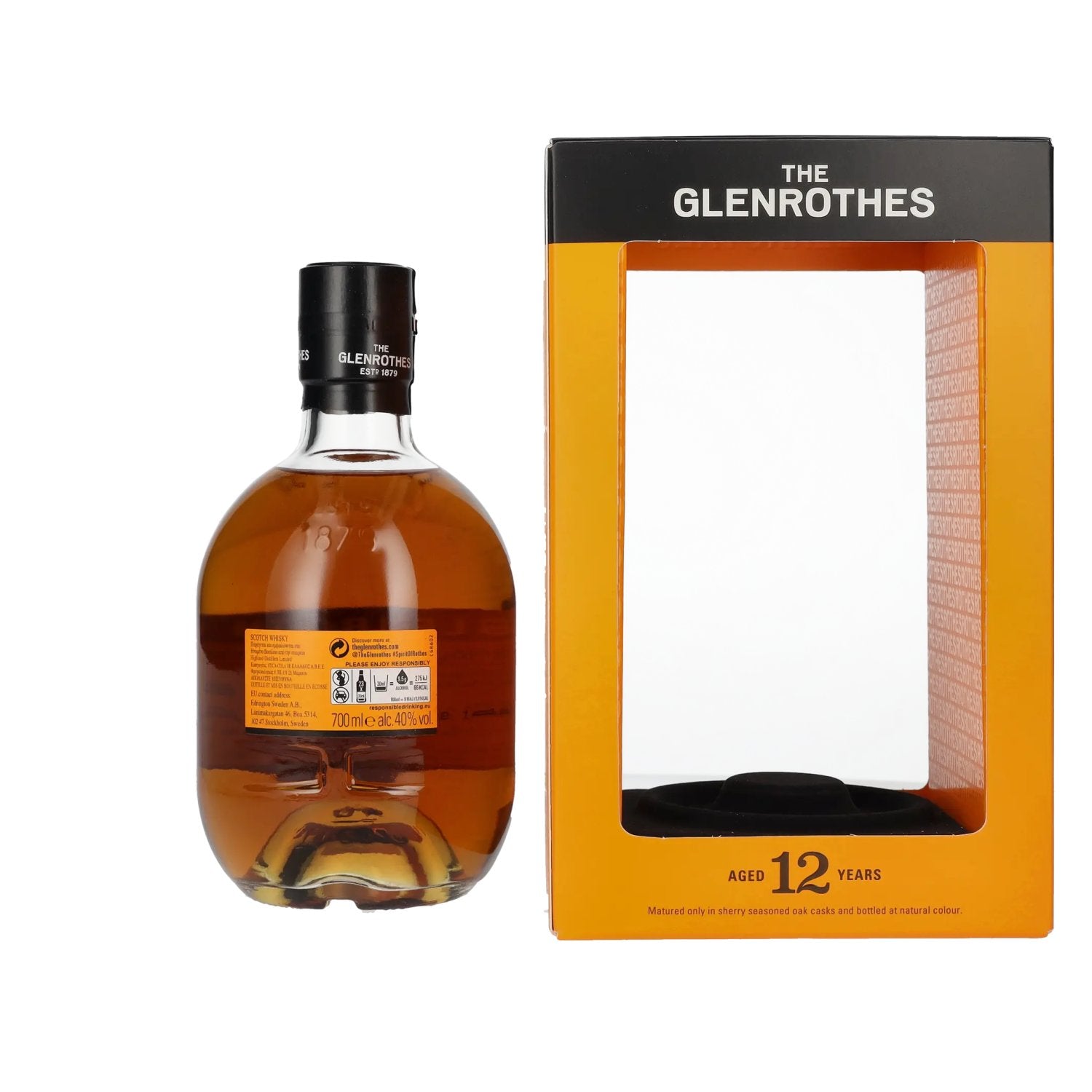 The Glenrothes 12 Years Old Speyside Single Malt 40% Vol. 0,7l en coffret cadeau