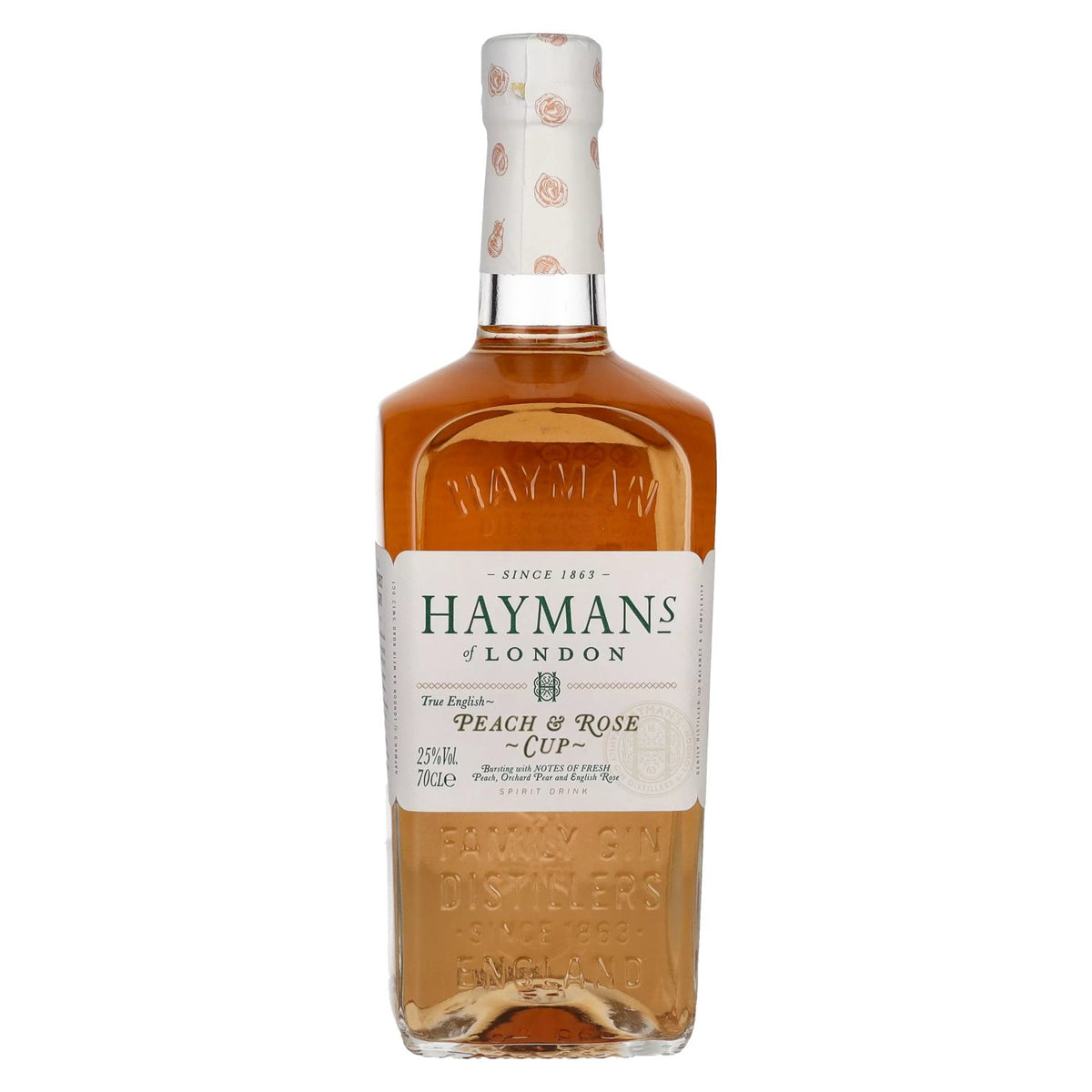 Hayman's of London PEACH &amp; ROSE CUP 25% vol. 0,7 l