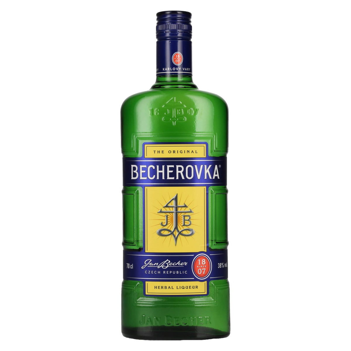 Becherovka Karlovy Vary, liqueur aux herbes originale, 38 % vol., 0,7 l
