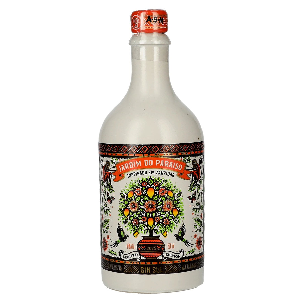 Gin Sul Jardim do Paraíso Zanzibar Dry Gin Limited Edition 2025 45% ABV 0.5l