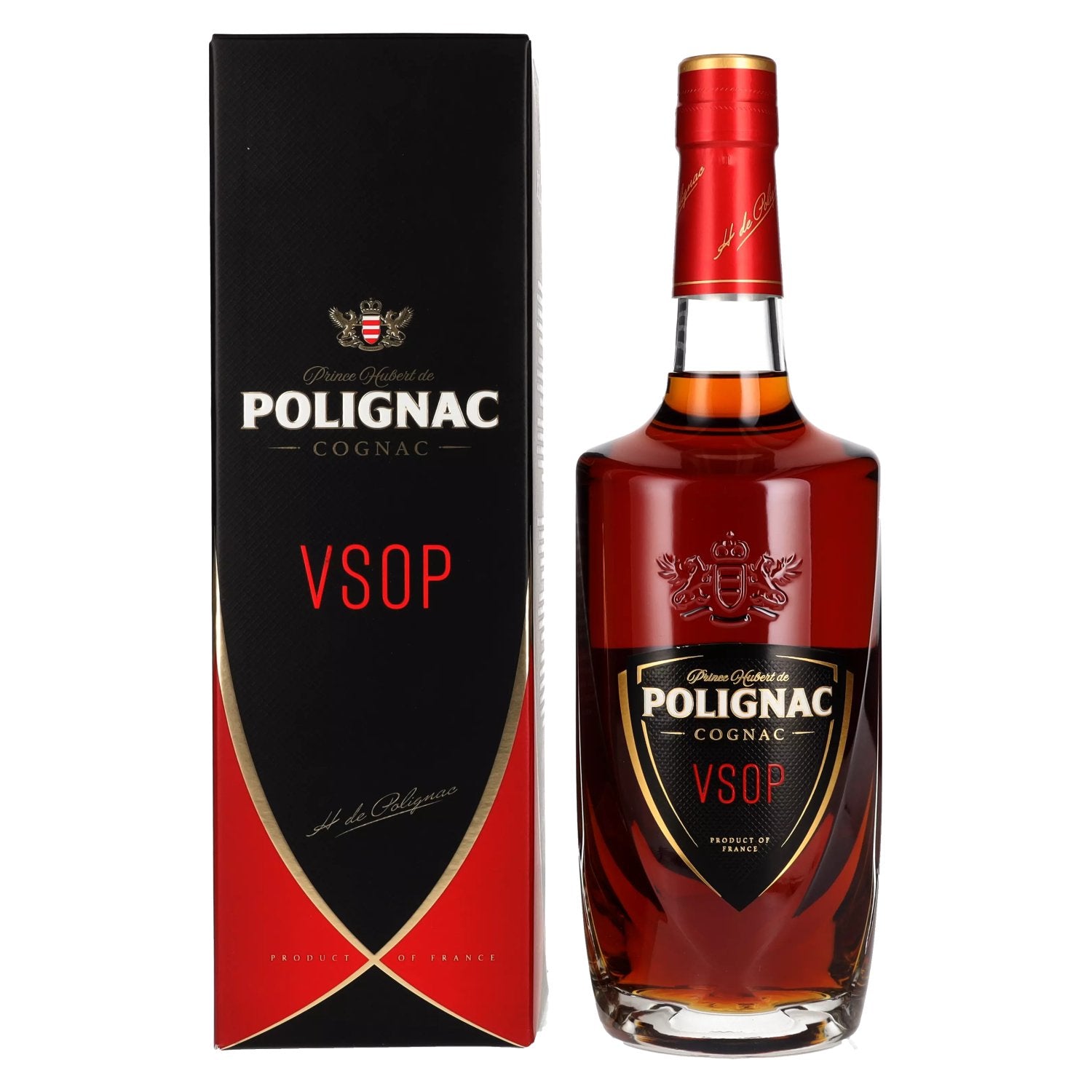 Prince Hubert de Polignac V.S.O.P Cognac 40% Vol. 0,7l in gift box