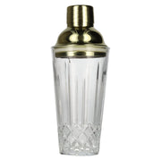 Boethius Glass Shaker with Gold Lid, 425 ml